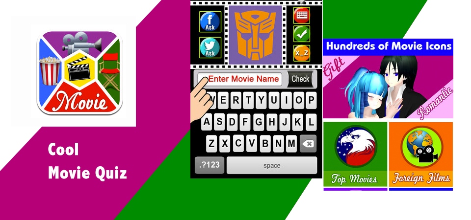 Cool Movie Quiz : Exciting Movie Puzzle Game :: Going out for a movie is a favorite pastime activity to all of us.  But how much information do you ...