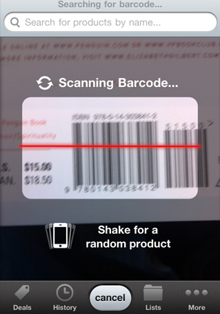 ShopSavvy – Barcode Scanner on iphones