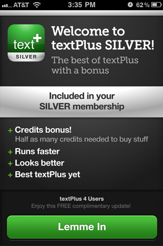 Textplus – Free & Group Texting iphone App