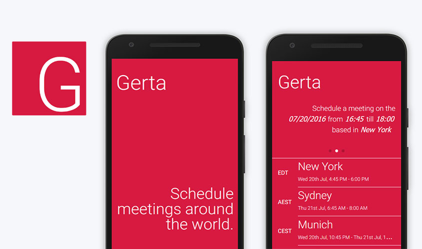 Gerta – Hassle free meeting planner