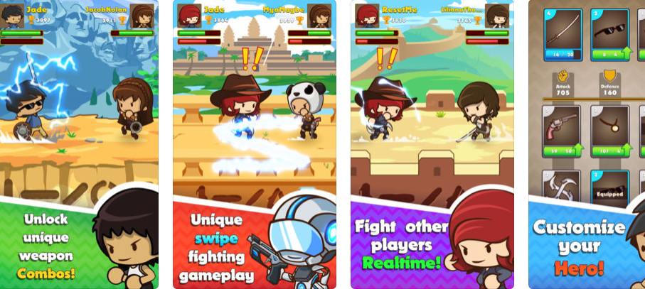 Level-Up Your Warrior Skills With New Gaming App Swipe Fighter Heroes!