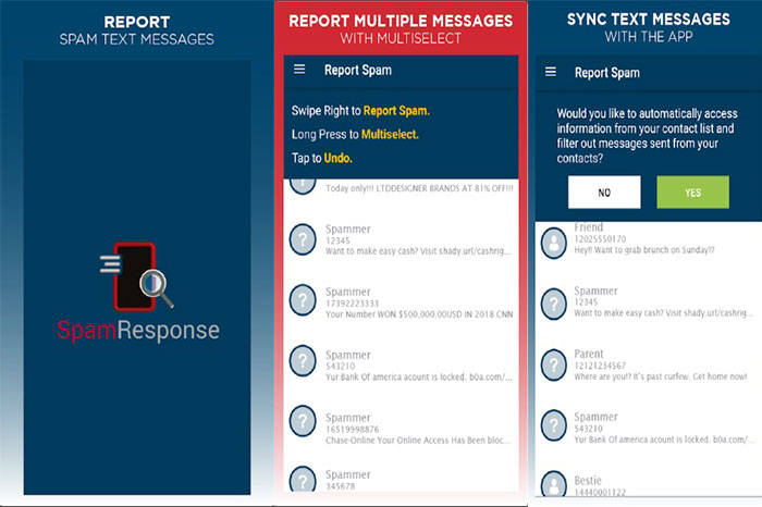 A Review of the SpamResponse Android Application