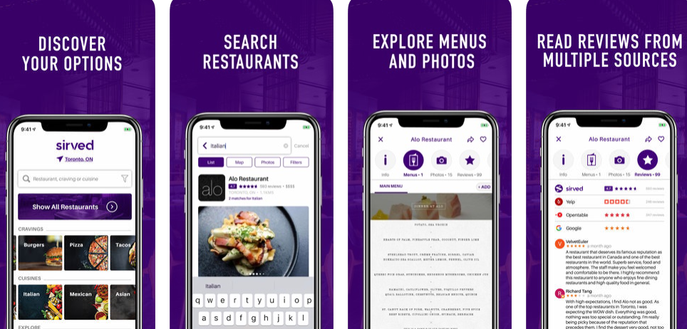 Sirved Restaurant Menus – Find The Food You Crave For With Ease