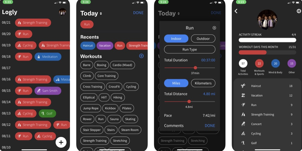 Logly – Keep Track of All Your Healthy Activities in One Place