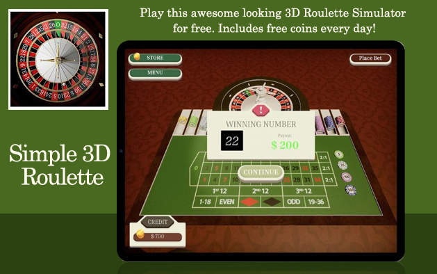 Simple 3D Roulette