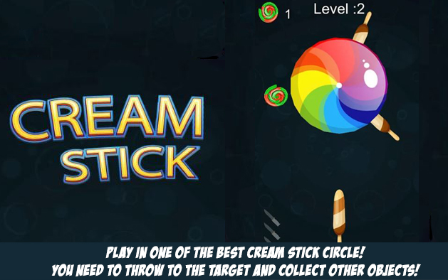 Cream Stick Circle