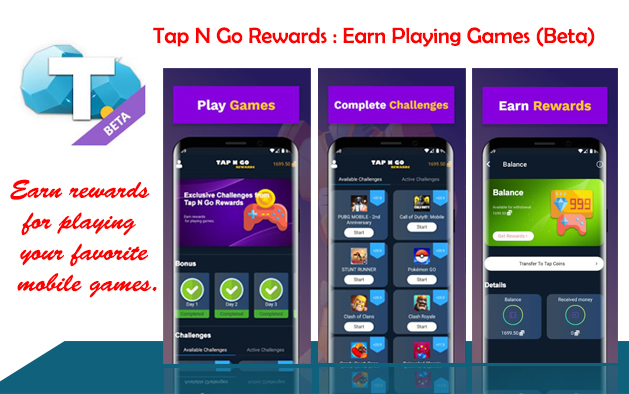Tap N Go Rewards: Earn Playing Games (Beta)