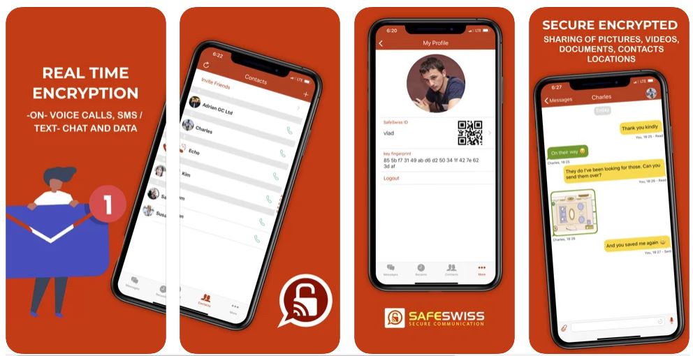 SafeSwiss® – Secure Encrypted Messenger
