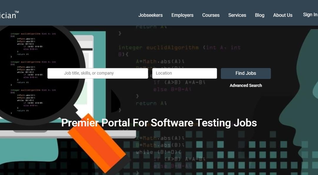 Qualitician – The Software Testing Job Board