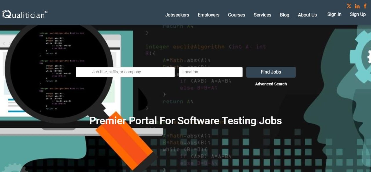 Qualitician – The Software Testing Job Board