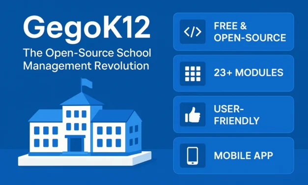 GegoK12 Review: The Open-Source School Management Revolution