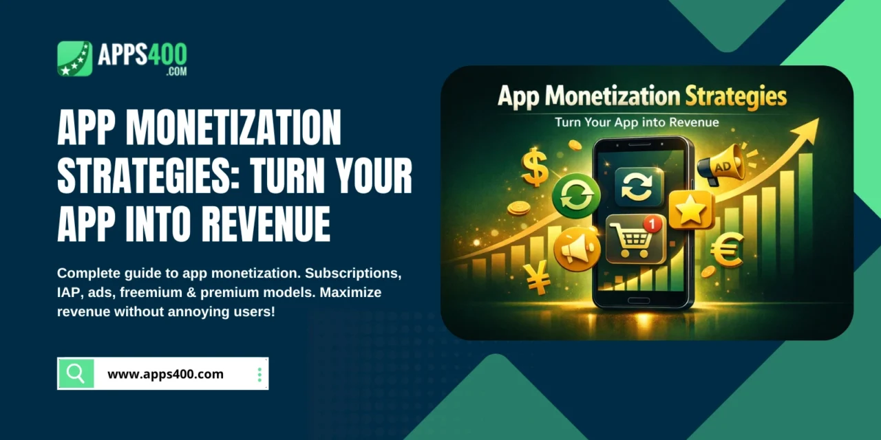 App Monetization Strategies: Turn Your App Into Revenue
