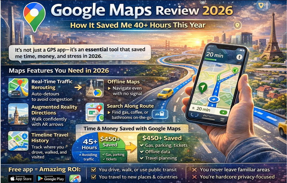 Google Maps Review 2026: How It Saved Me 40+ Hours This Yea