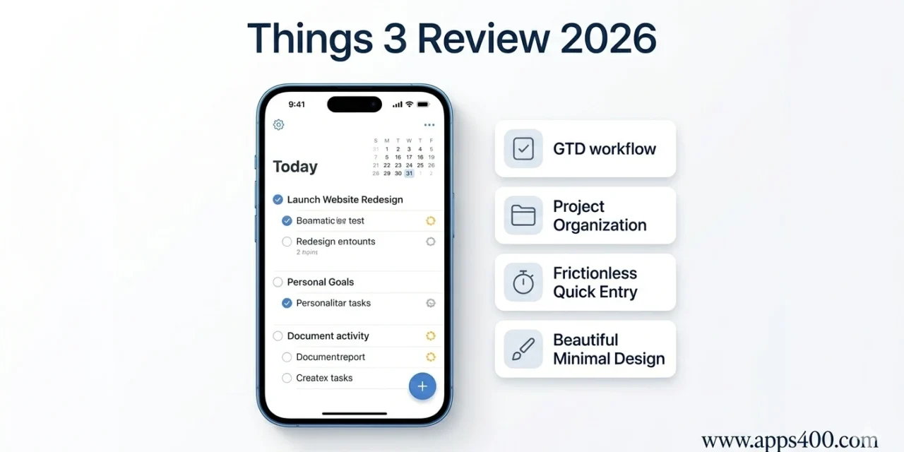 THINGS 3 TASK MANAGER (iPHONE APP)