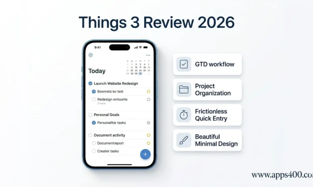 THINGS 3 TASK MANAGER (iPHONE APP)