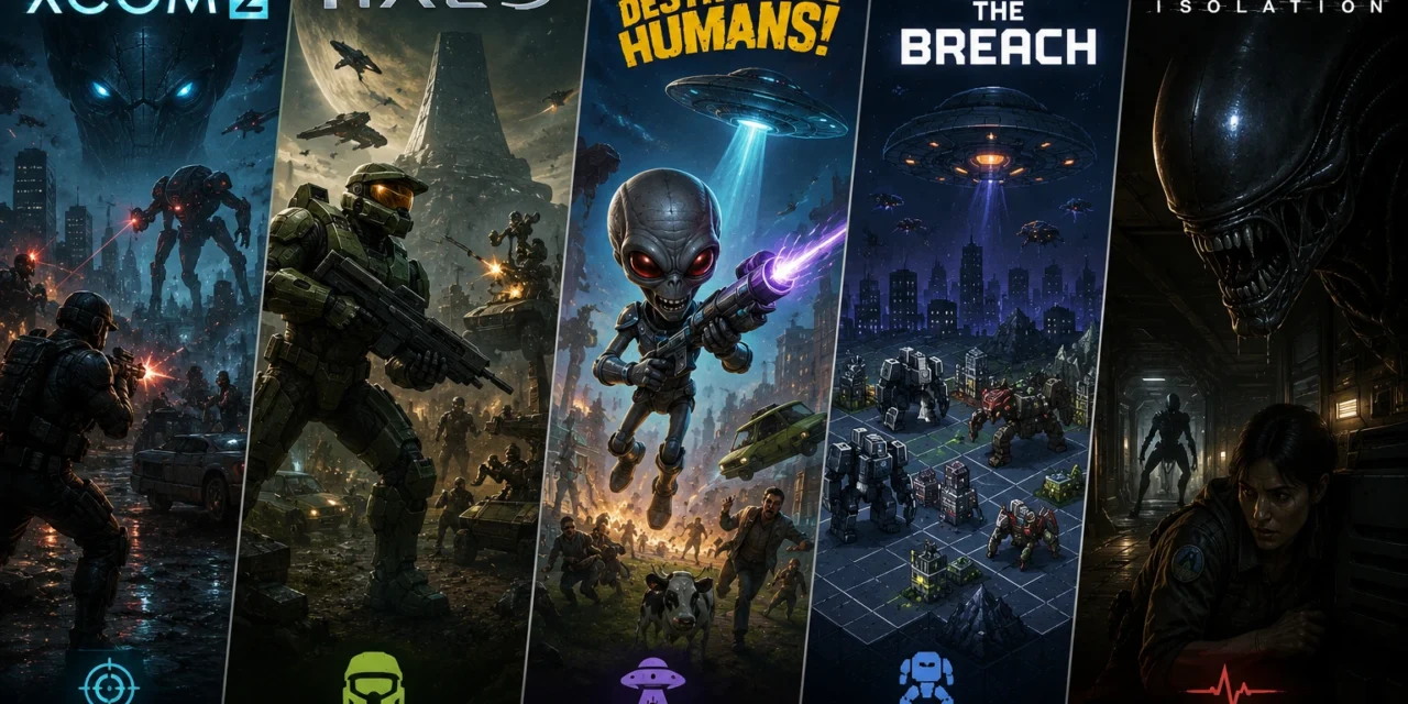 Top 5 Alien Invasion Games with Action, Strategy, and Sci-Fi Survival
