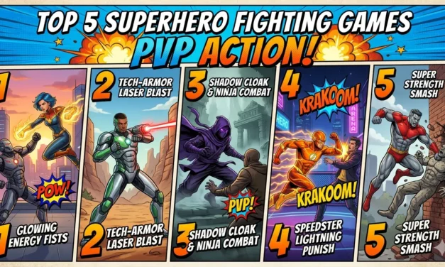 Top 5 Superhero Fighting Games with PvP Action