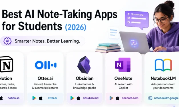 Best AI Note-Taking Apps for Students in 2026