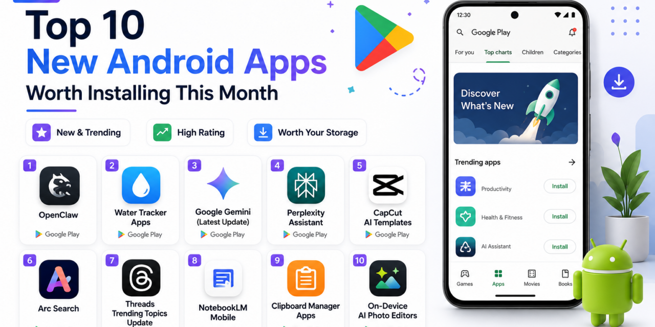 Top 10 New Android Apps Worth Installing This Month