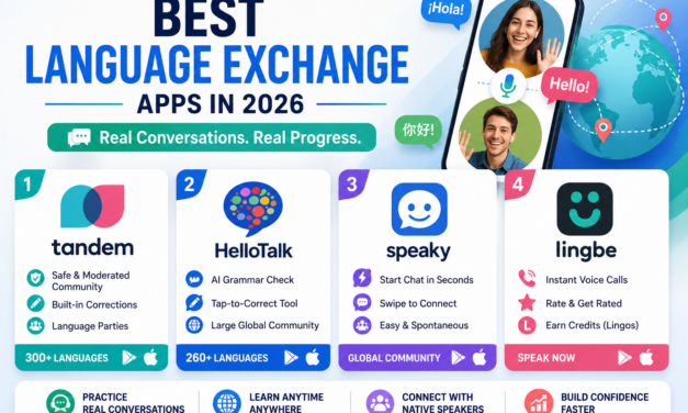 Best Language Exchange and Conversation Practice Apps in 2026