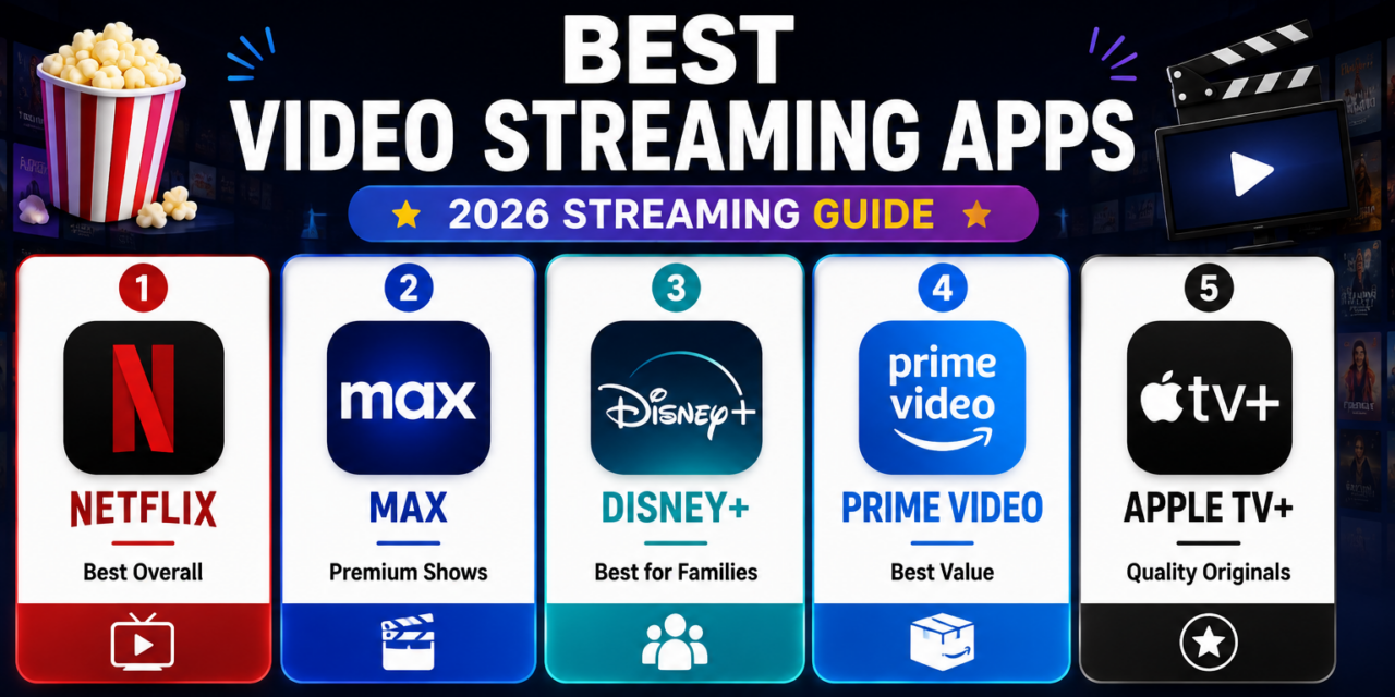 Best Video Streaming Apps for On-Demand Shows and Movies in 2026