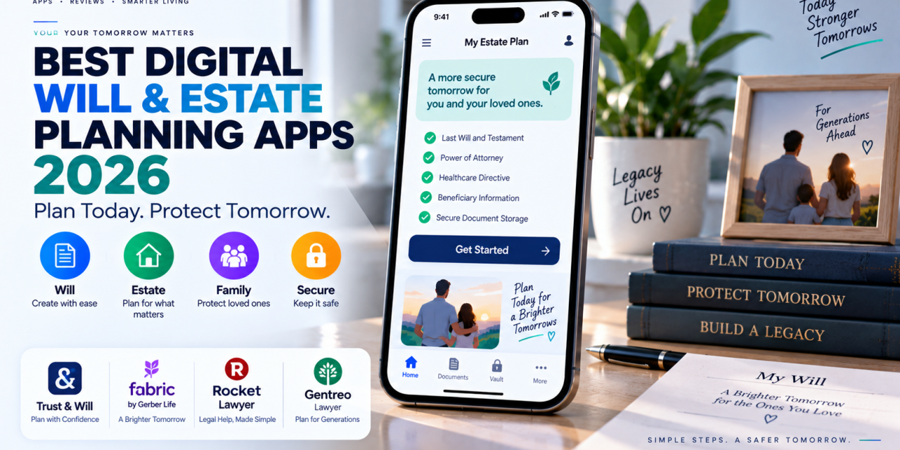 Best Digital Estate Planning and Will Apps in 2026